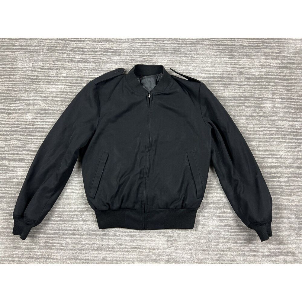 Flying Cross‎ Jacket Womens 6 Black Ful Zip Lined Longsleeve Moto Biker